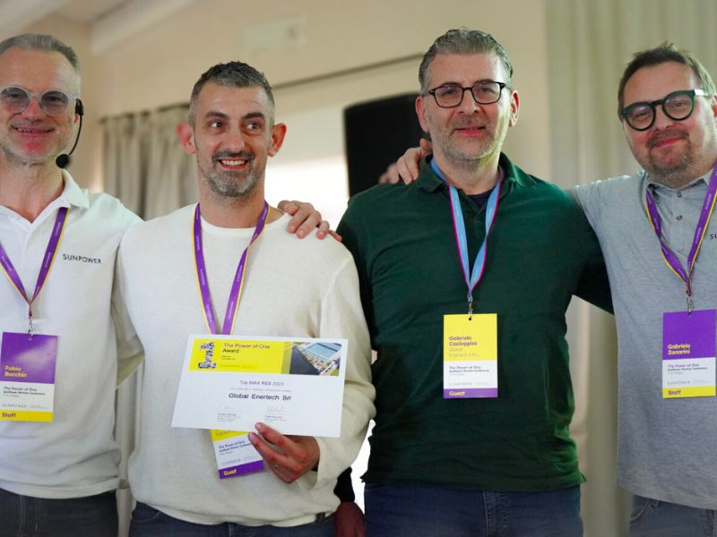 premio Maxeon SunPower Installatori Global Enertech