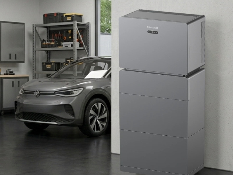 Sistema di accumulo a batterie modulari in colonna SunPower